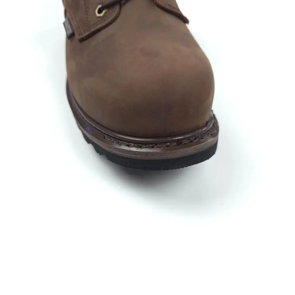 NWT NIB Work Safety Boots Crazy-Horse Leather Steel Toe Waterproof Non-Slip 10